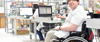 Medewerker met handicap