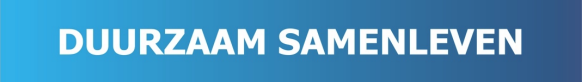 Banner DUURZAAM SAMENLEVEN